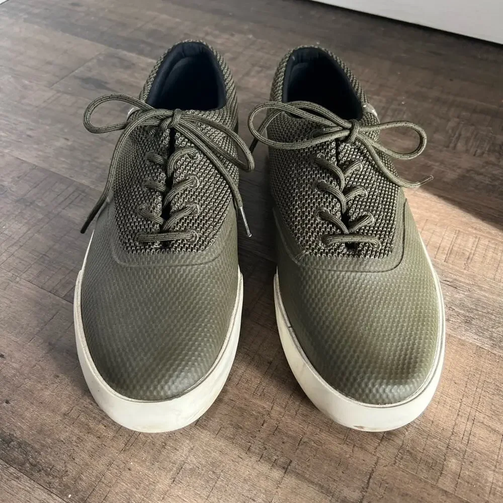 POLO RALPH LAUREN VERNON MESH LOW TOP BOAT SNEAKER DEFENDER GREEN SIZE 11.5